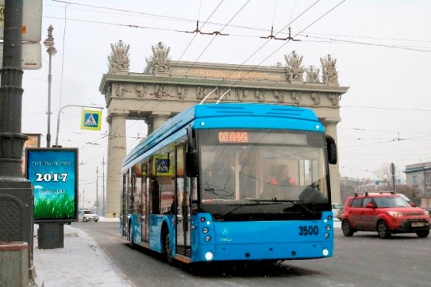 В Петербург доставят более ста троллейбусов из Энгельса